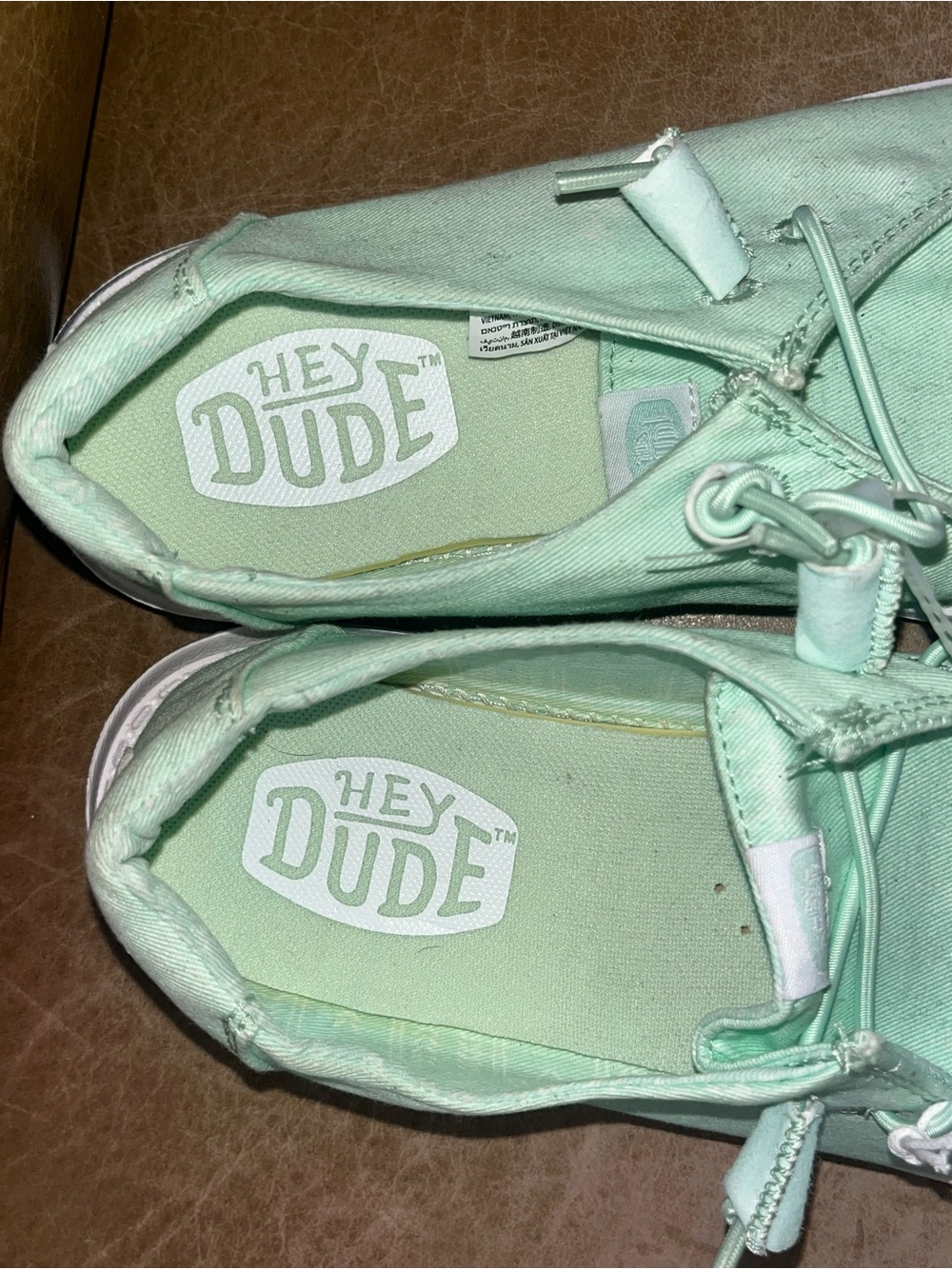 Hey Dude Wally Stretch Slip-On Shoes in Mint Sz Women’s 7 NEW NWT - Picture 2 of 8
